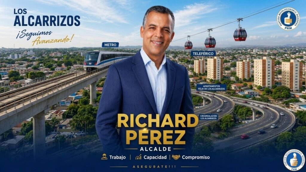 Richard Pérez aspiraría a la Alcaldía de Los Alcarrizos por el PRM ante rumores de salida del actual alcalde hacia la Fuerza del Pueblo